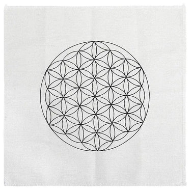 Sacred Geometry Crystal Grid Altar Cloth-Your Soul Place